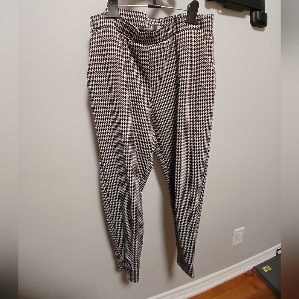 Jules & Leopold Monochrome Houndstooth Trousers